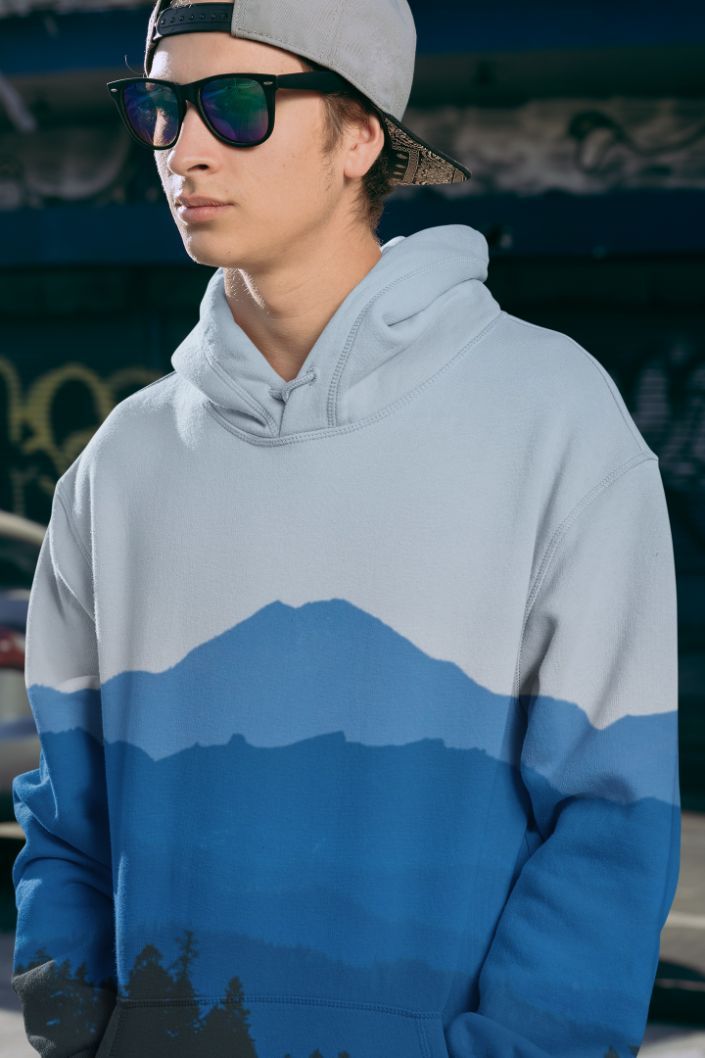 Blue Leaf's Men Sublimation Hoodie