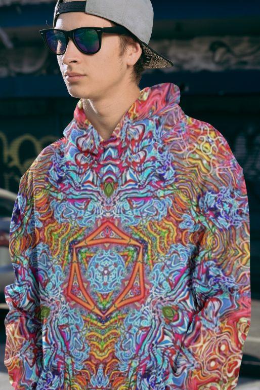 Charybdoscibin Men Sublimation Hoodie