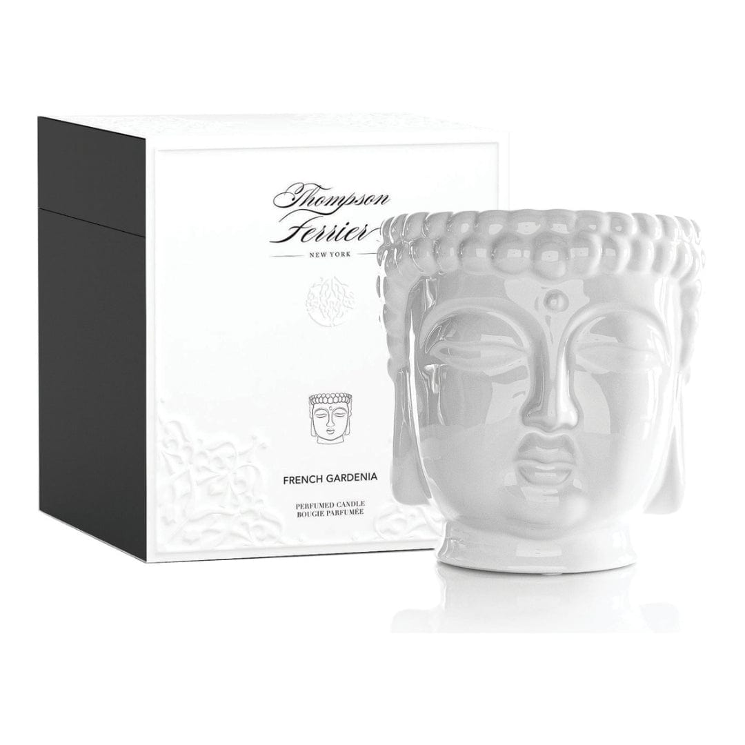 Deluxe White Buddha Candle