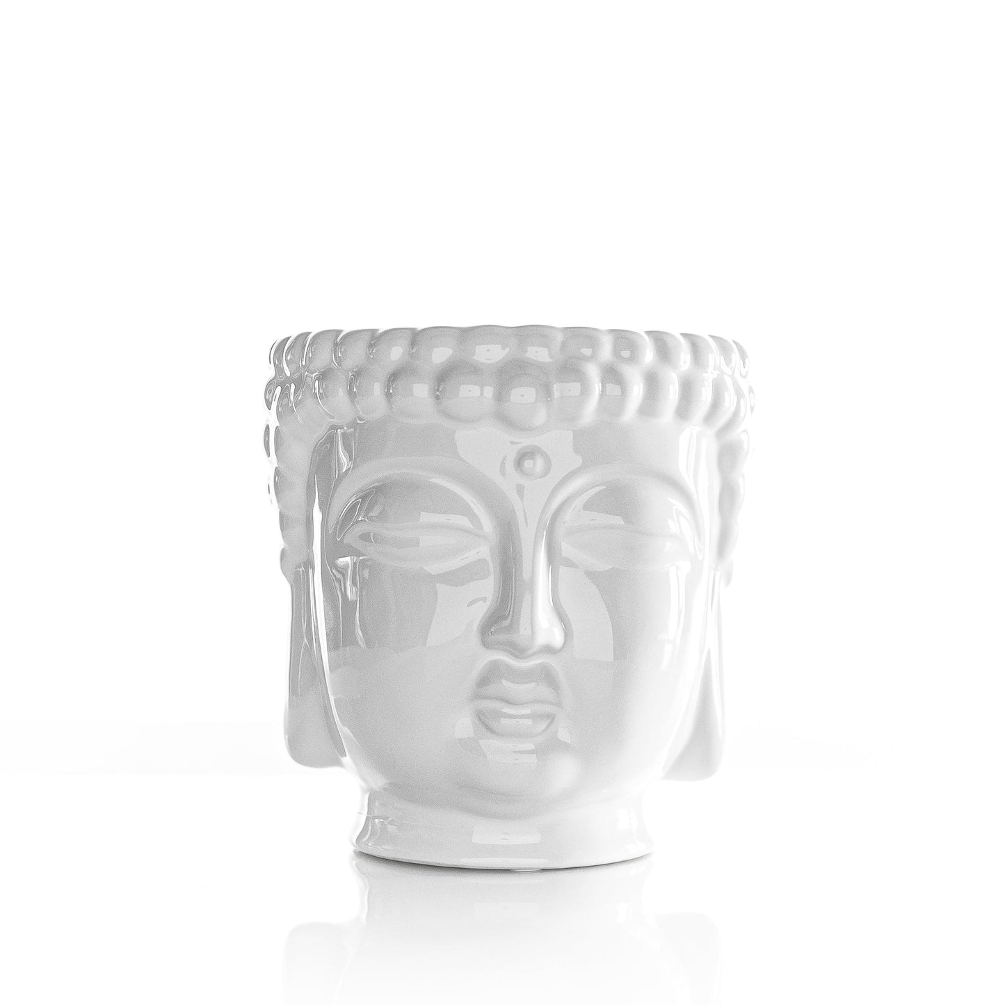 Deluxe White Buddha Candle